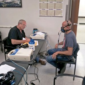 Respirator fit testing is required annually
