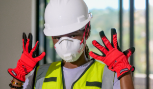 Woman in PPE for OSHA's PPE Standard